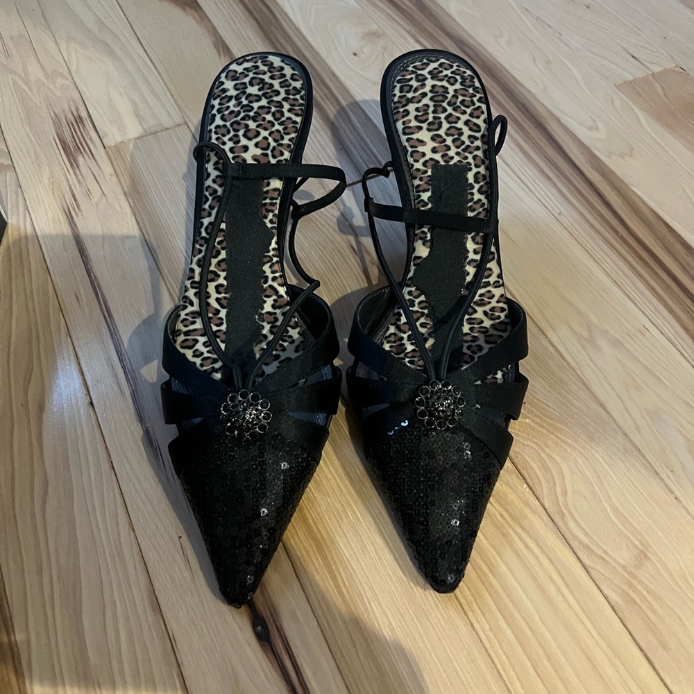 black dress heels